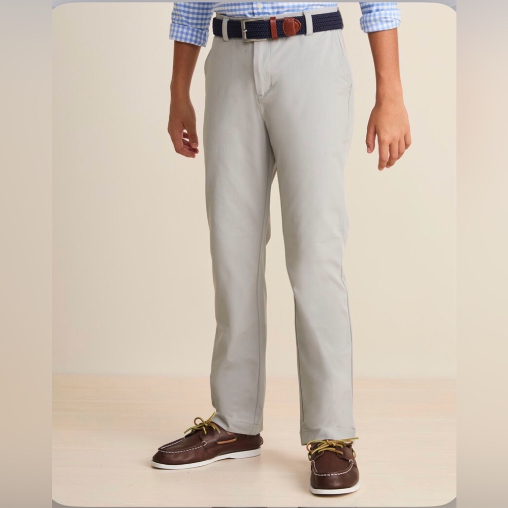 Vineyard Vines Light Gray Kids Chinos NWOT